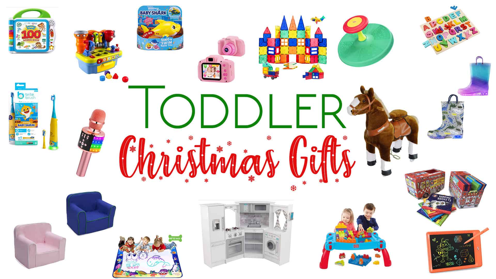 Toddler Christmas Gifts Glitter and Graze