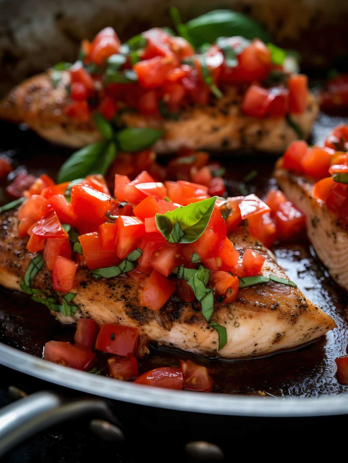 One-Pan Chicken Bruschetta