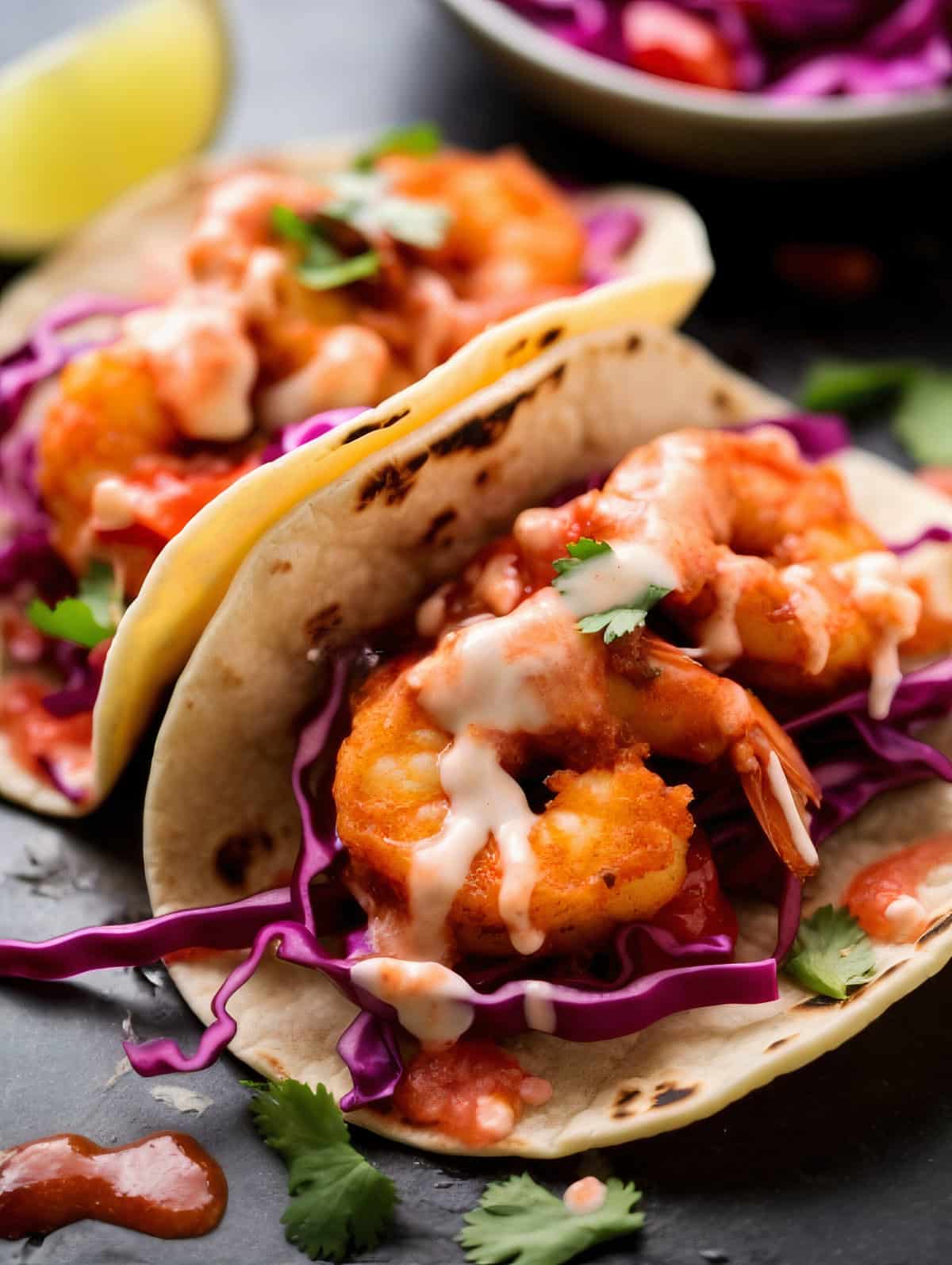 Dynamite Shrimp Tacos