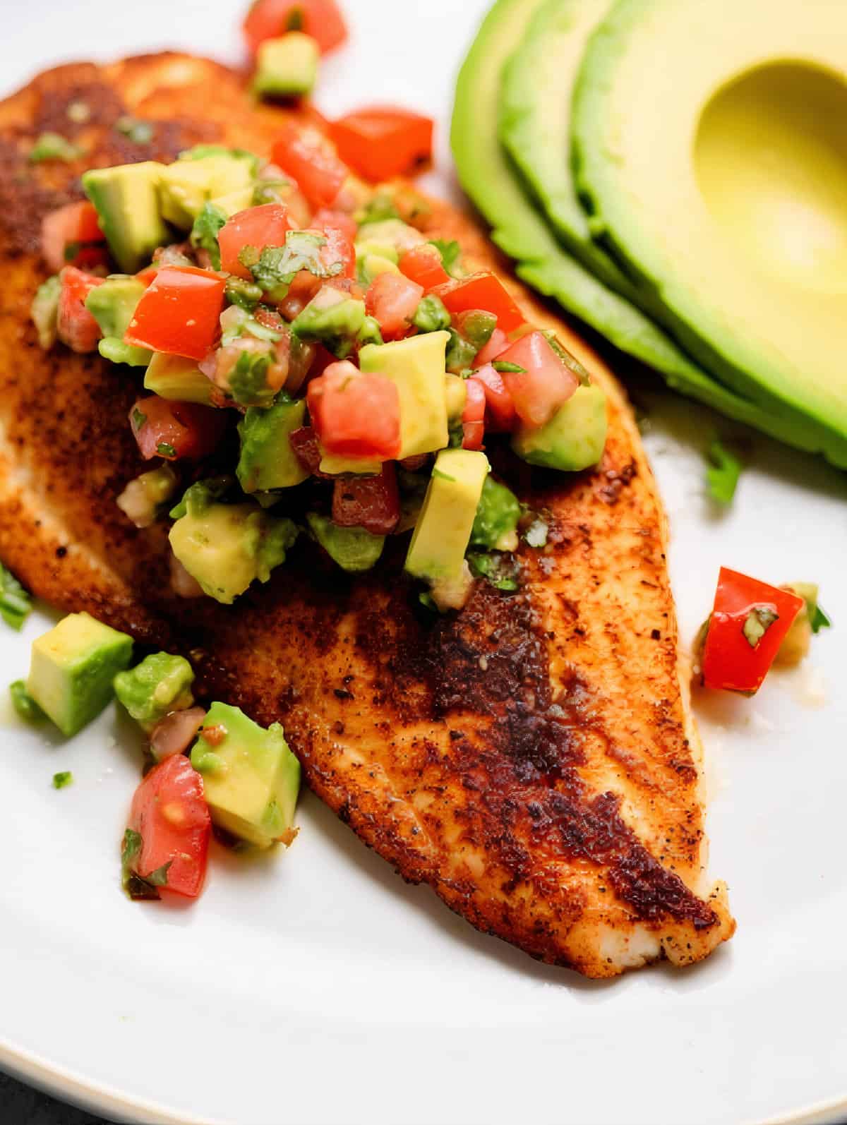 Quick Tilapia with Chunky Salsa