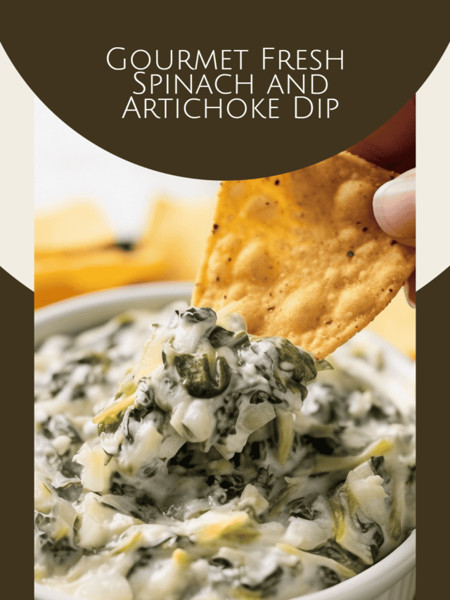 Gourmet Fresh Spinach and Artichoke Dip