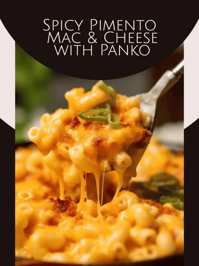 Spicy Pimento Mac & Cheese with Panko
